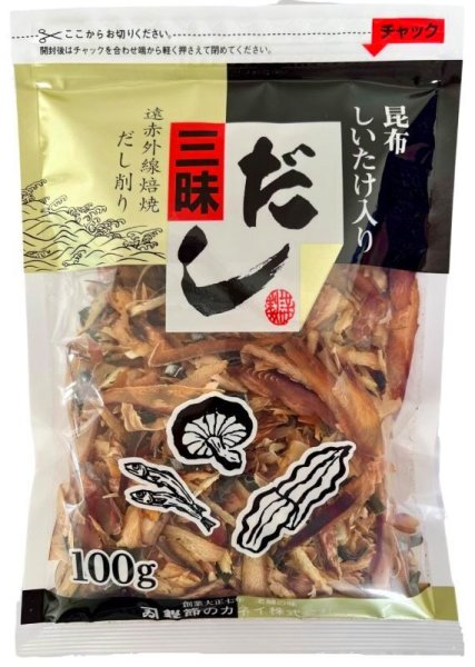 画像1: だし三昧(昆布・椎茸入り、厚)　100g (1)