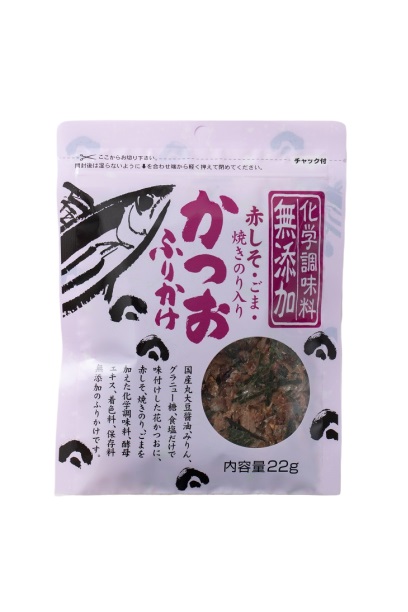 お買い得商品 化学調味料無添加かつおふりかけ(赤しそ・ごま・焼きのり入り) 22g×10 - 鰹節のカネイ